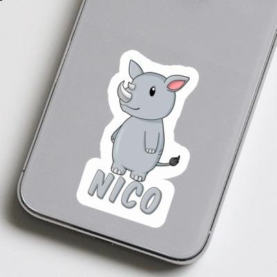 Sticker Nico Rhino Image