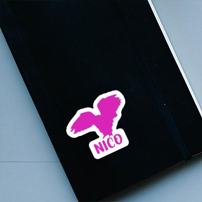 Sticker Nico Owl Laptop Image