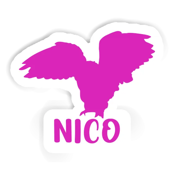 Sticker Nico Owl Gift package Image