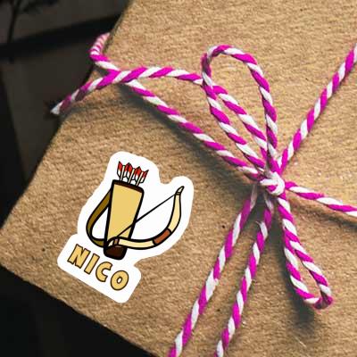 Nico Sticker Arrow Bow Gift package Image