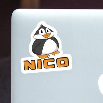 Pingouin Autocollant Nico Notebook Image