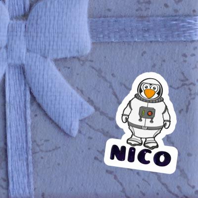 Astronaut Sticker Nico Laptop Image