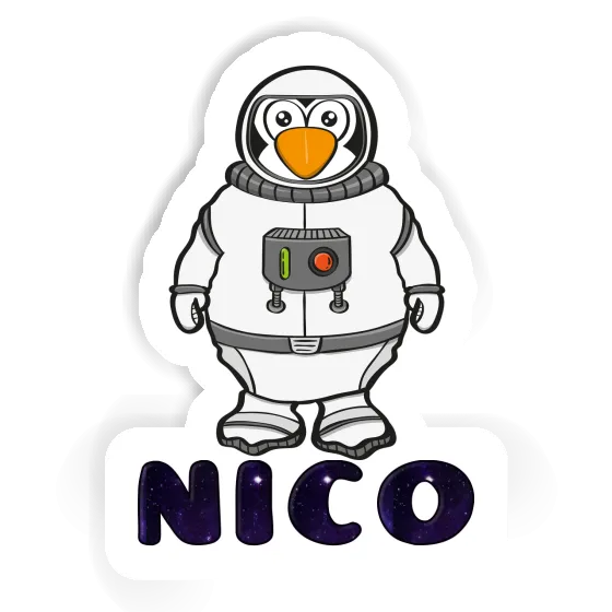 Autocollant Nico Astronaute Image