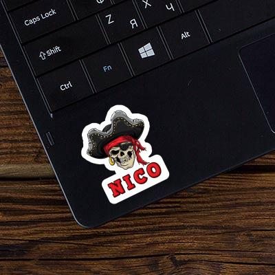 Sticker Pirate Nico Notebook Image