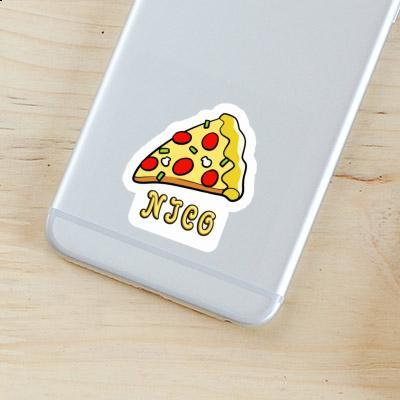 Sticker Pizza Nico Notebook Image