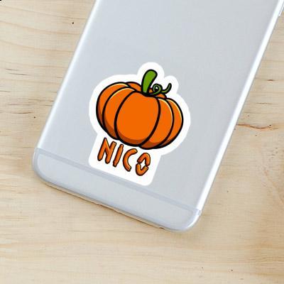 Sticker Nico Pumpkin Laptop Image