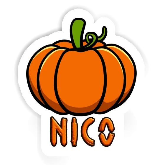 Sticker Nico Pumpkin Image