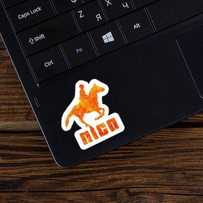 Sticker Horse Rider Nico Image