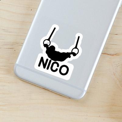 Ring gymnast Sticker Nico Notebook Image