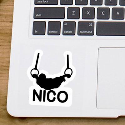 Ring gymnast Sticker Nico Notebook Image