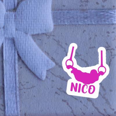 Gymnaste aux anneaux Autocollant Nico Gift package Image