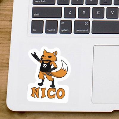 Nico Sticker Fox Laptop Image