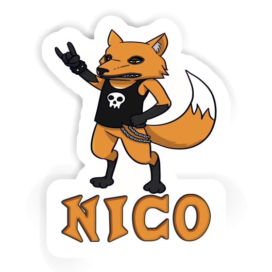 Nico Sticker Fox Image