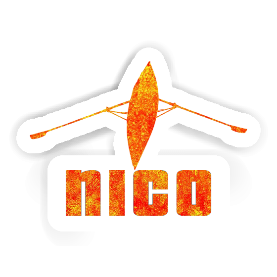 Sticker Nico Rowboat Notebook Image