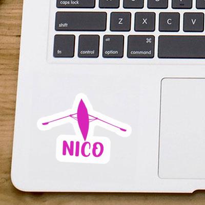 Sticker Rowboat Nico Notebook Image