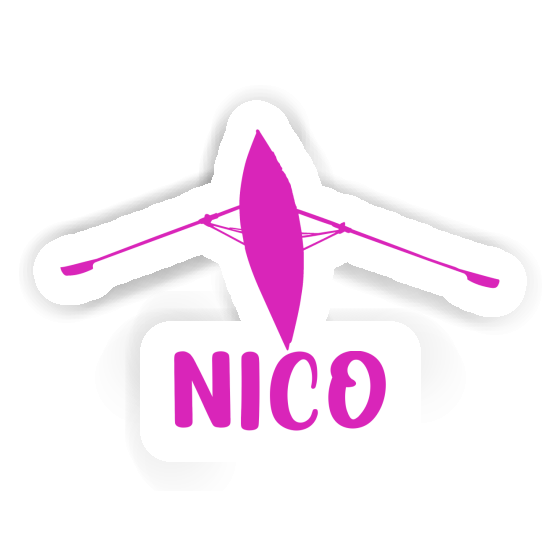 Sticker Rowboat Nico Laptop Image