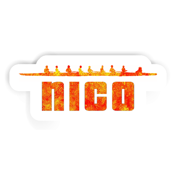 Sticker Nico Rowboat Notebook Image