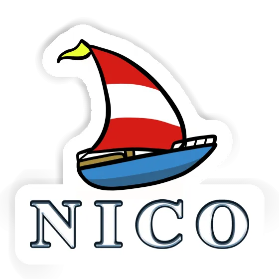 Sticker Nico Sailboat Gift package Image