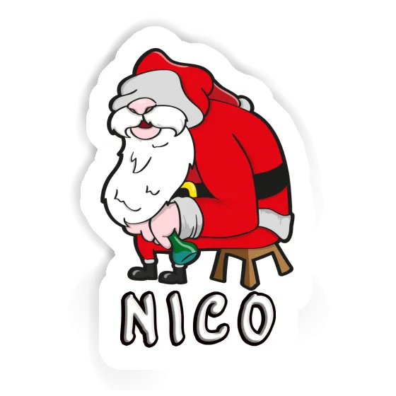 Père Noël Autocollant Nico Gift package Image