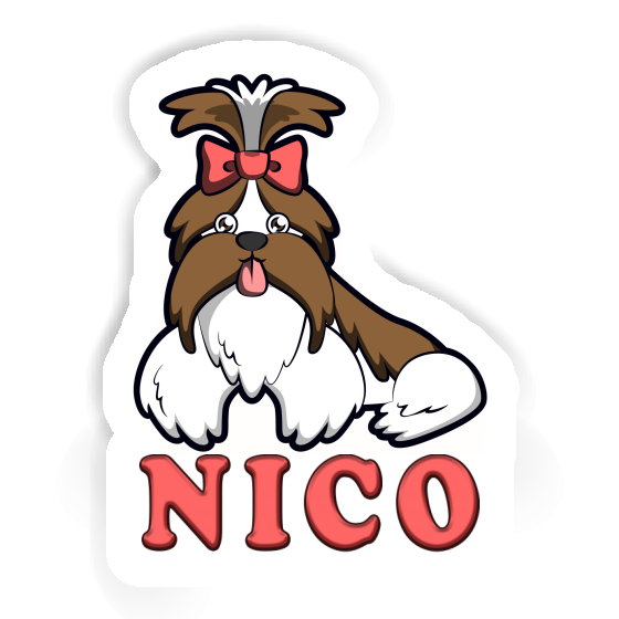 Shih Tzu Sticker Nico Image