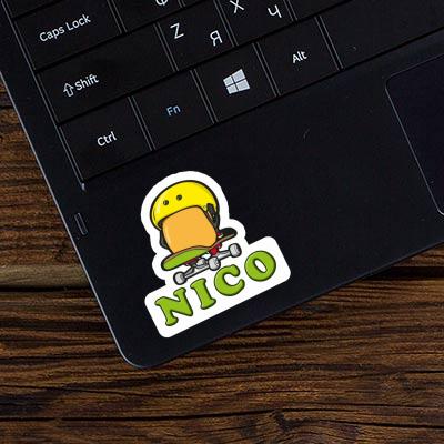 Skateboard Egg Sticker Nico Gift package Image