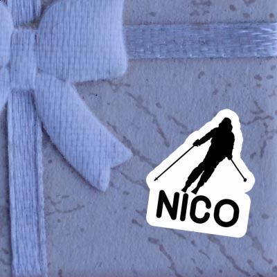 Autocollant Skieuse Nico Image