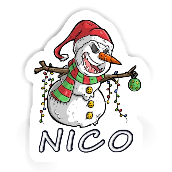 Nico Sticker Bad Snowman Gift package Image