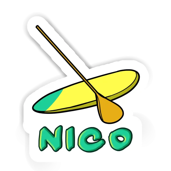 Stand Up Paddle Sticker Nico Notebook Image