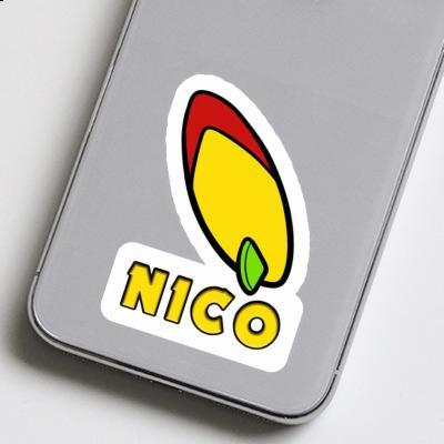 Sticker Surfboard Nico Notebook Image