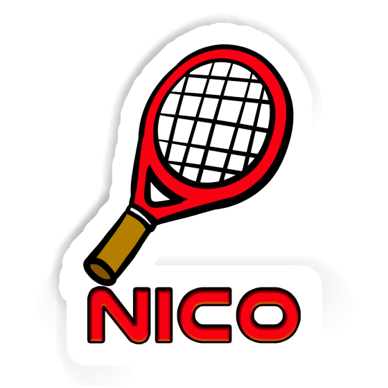 Autocollant Nico Raquette de tennis Gift package Image