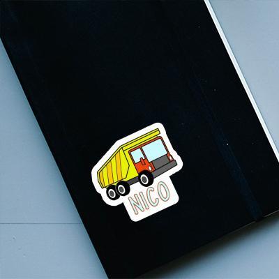 Dump Truck Sticker Nico Laptop Image