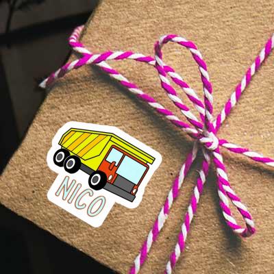 Dump Truck Sticker Nico Notebook Image