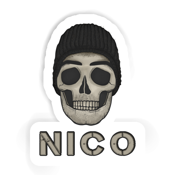 Sticker Nico Skull Laptop Image