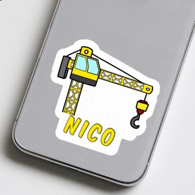 Nico Sticker Tower Crane Laptop Image