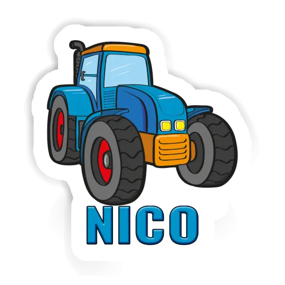 Sticker Tractor Nico Notebook Image