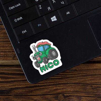 Nico Sticker Tractor Laptop Image