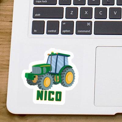 Autocollant Nico Tracteur Notebook Image