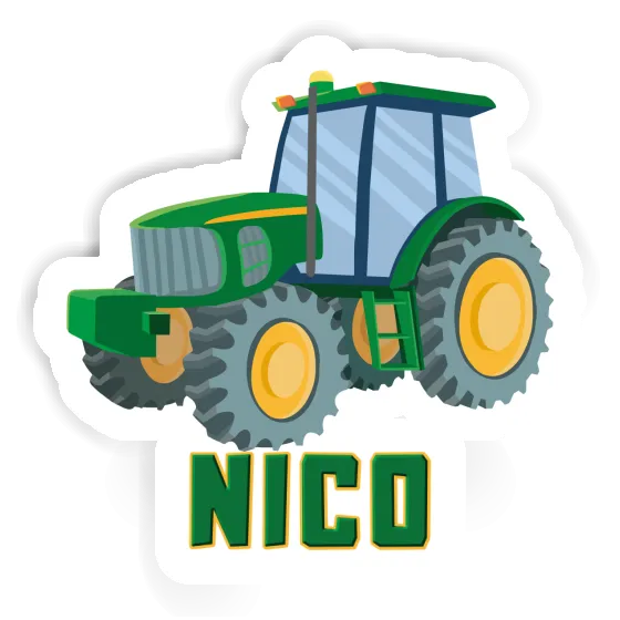 Sticker Nico Tractor Image