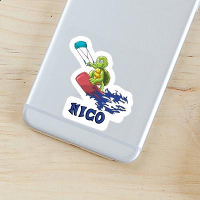 Kitesurfer Sticker Nico Laptop Image