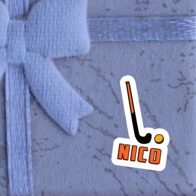 Floorball Stick Sticker Nico Notebook Image