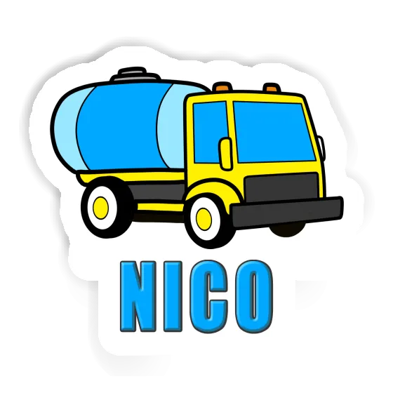 Sticker Nico Water Truck Gift package Image