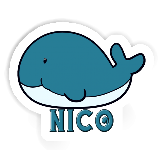 Sticker Whale Nico Image