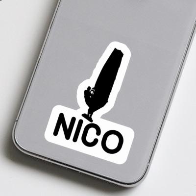 Nico Sticker Windsurfer Notebook Image