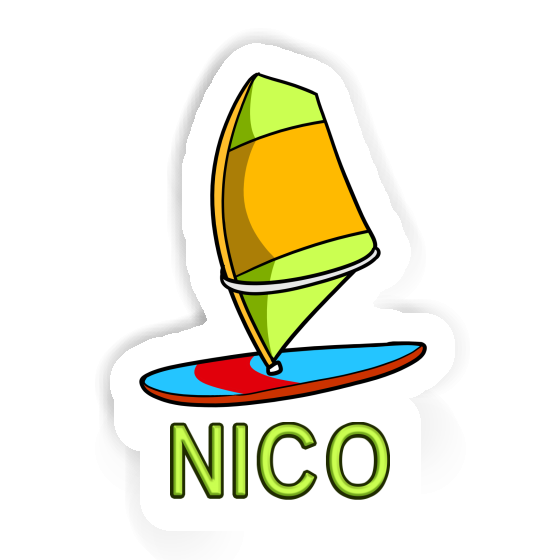 Windsurf Sail Sticker Nico Notebook Image