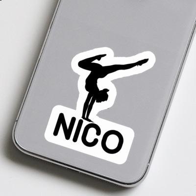 Nico Sticker Yoga Woman Image