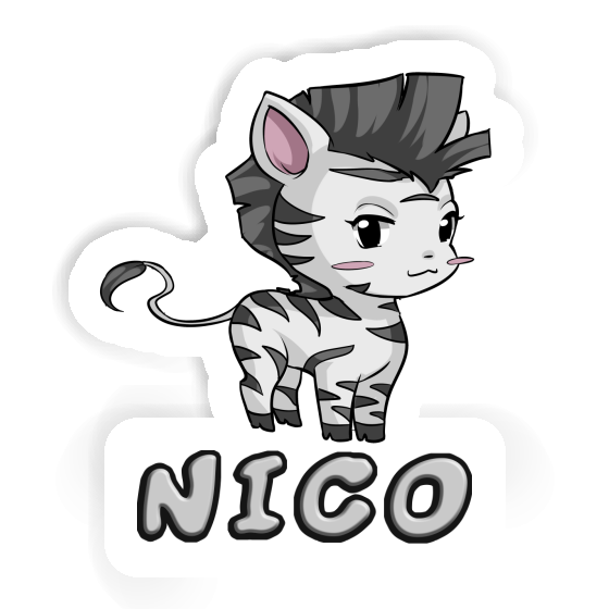 Nico Sticker Zebra Gift package Image