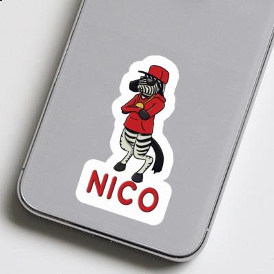 Sticker Zebra Nico Laptop Image