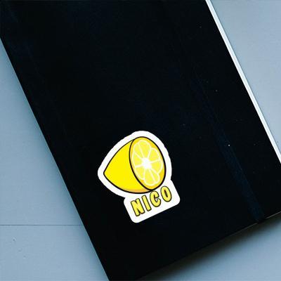 Sticker Nico Lemon Notebook Image