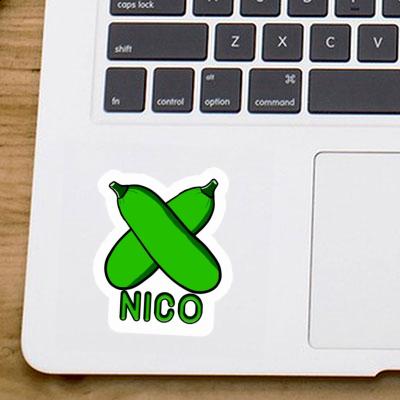 Sticker Zucchini Nico Notebook Image