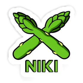 Spargel Sticker Niki Image